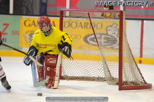 2011-01-23 Zanica 0707 Hockey Milano Rossoblu U10-Bergamo